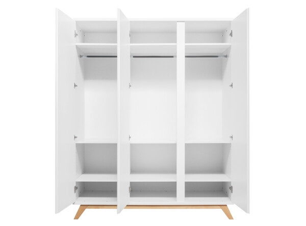 3-door wardrobe gripless Lynn White/Natural