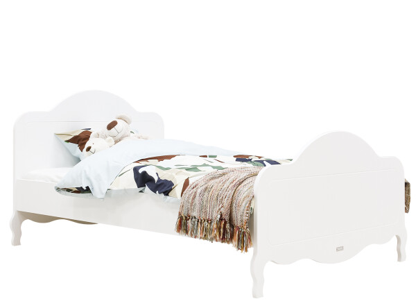 Twin bed 120x200 Elena White