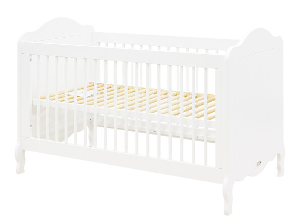 Elena 2 piece nursery furniture set with cot bed White
