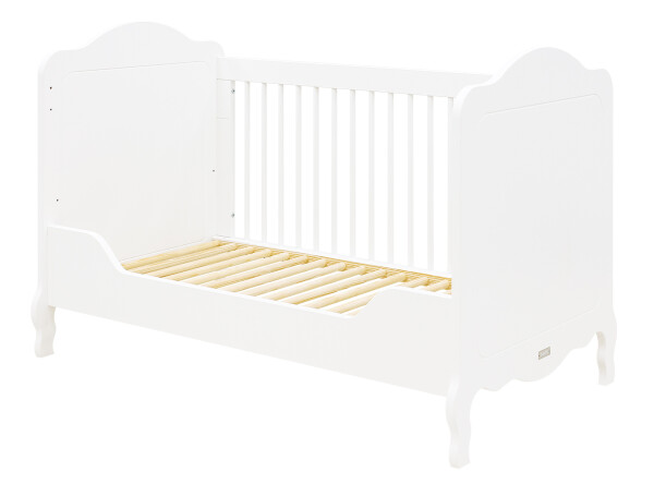 Elena 3 piece nursery furniture set with bench bed White