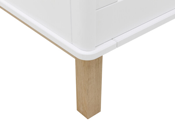Bed 60x120 Mika White/Oak