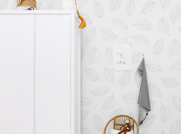 2-door wardrobe Corsica White