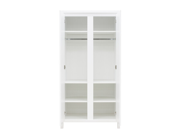 2-door wardrobe Corsica White