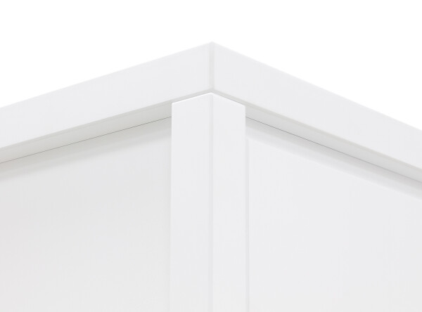 2-door wardrobe Corsica White