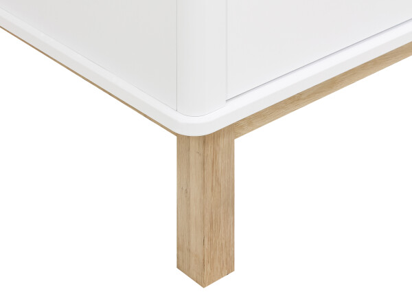 3-door wardrobe Mika White/Oak