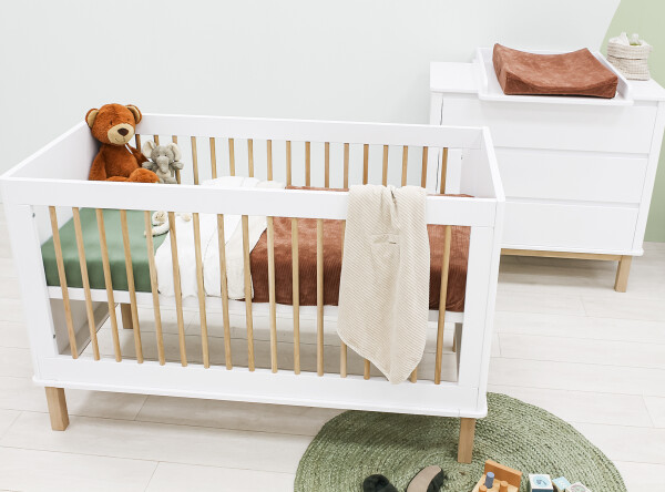 Bench bed 70x140 Mika White/Oak
