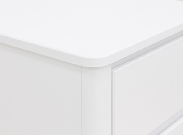 Night table Mika White/Oak