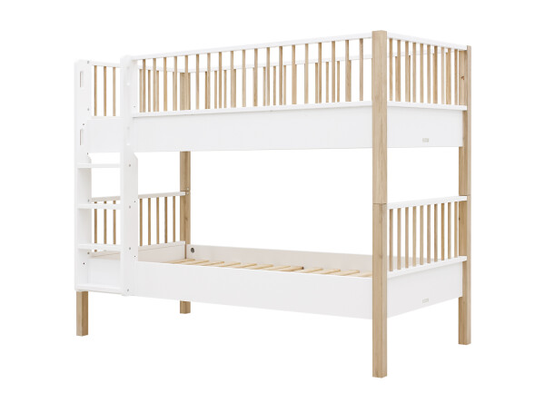 Combi-bunkbed 90x200 Mika White/Oak