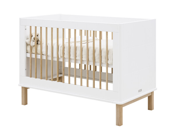Mika 2-delige babykamer Wit/Eiken