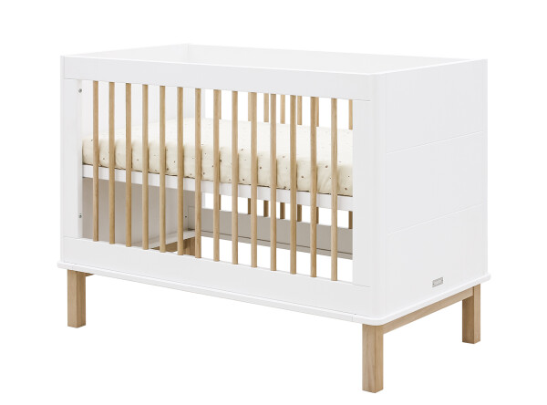 Mika 2-delige babykamer Wit/Eiken