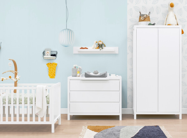 Corsica 3-part nursery White