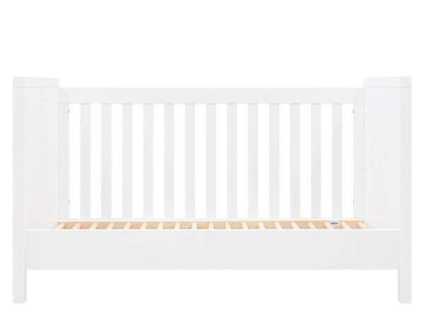 Corsica 3 piece nursery furniture set with bench bed White