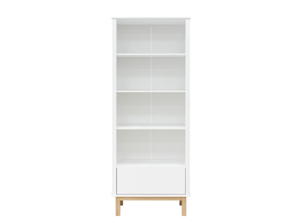 Bookcase Mika White/Oak