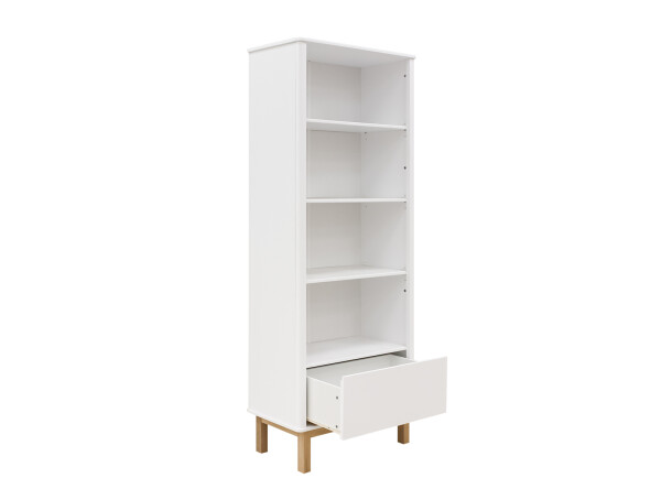 Bookcase Mika White/Oak