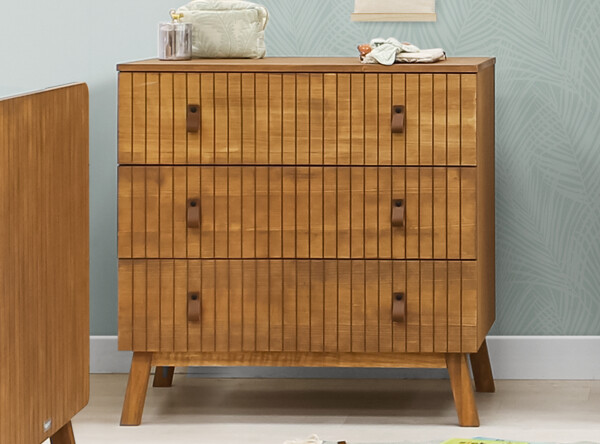 Commode avec 3 tiroirs Senna Rose Wood