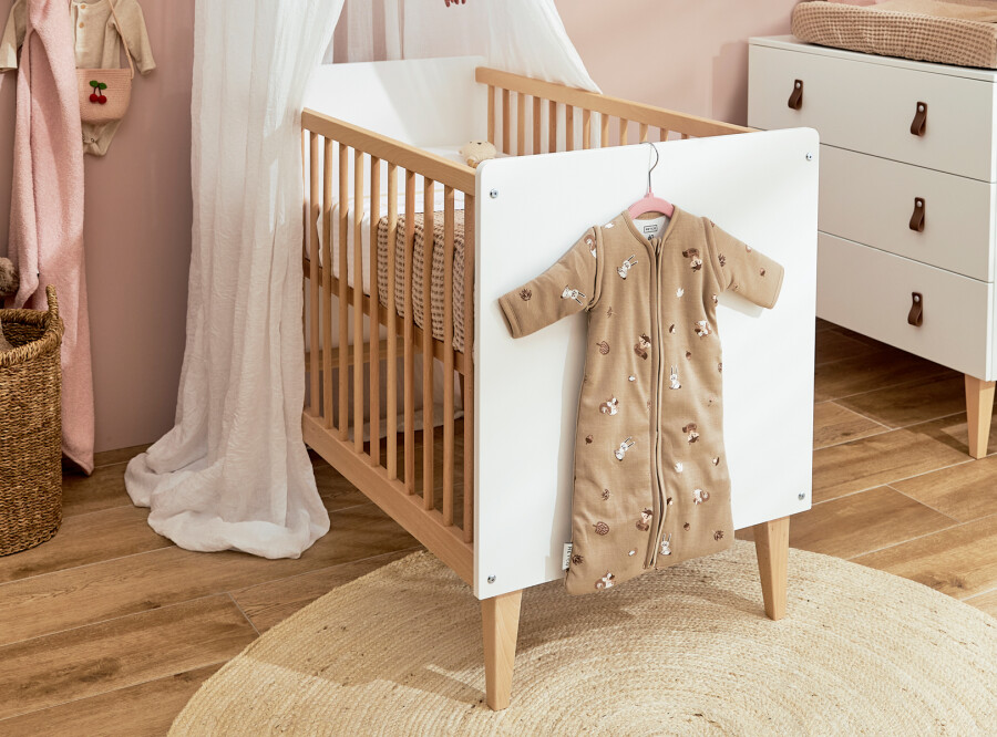 Cunas Para Bebes Convertible Marco Cama Para Niños Cambiador Baby Crib White