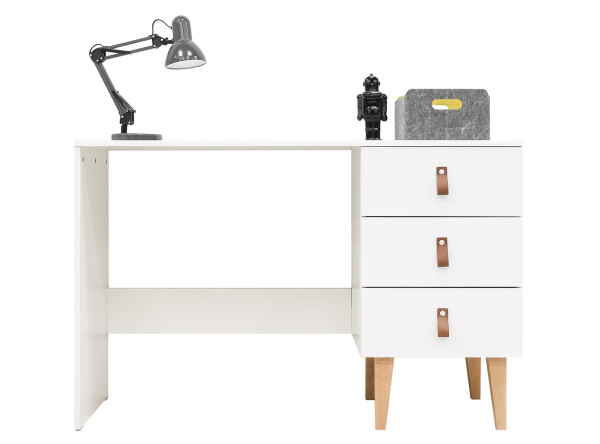 Writing desk Indy White/Natural