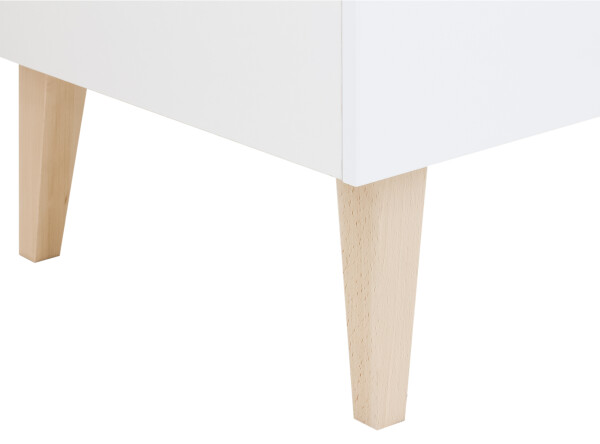 3-door wardrobe Indy White/Natural