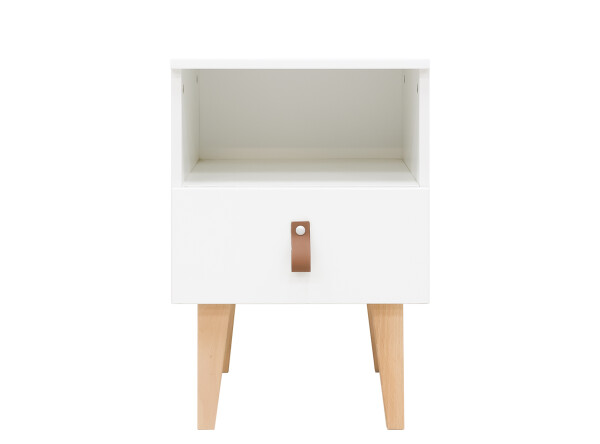 Night table Indy White/Natural