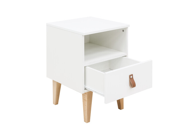 Night table Indy White/Natural