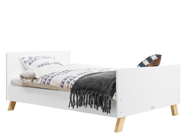 Twin bed 120x200 Lisa White/Natural