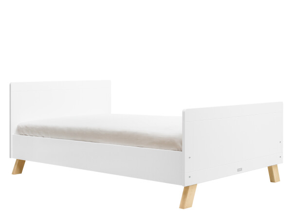 Twin bed 120x200 Lisa White/Natural