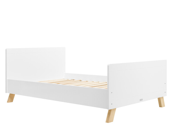Twin bed 120x200 Lisa White/Natural