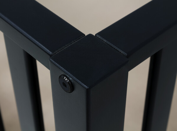 Playpen with drawer Kai Matt Black (excl. wheels)