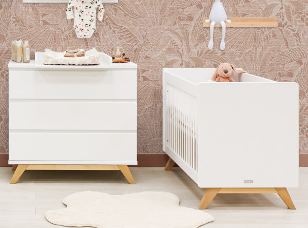 Lynn 2-part nursery gripless White/Natural