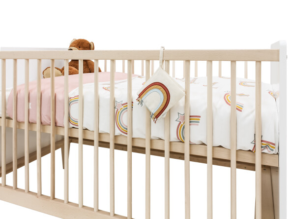 Bedbank 70x140 Indy Wit/Naturel
