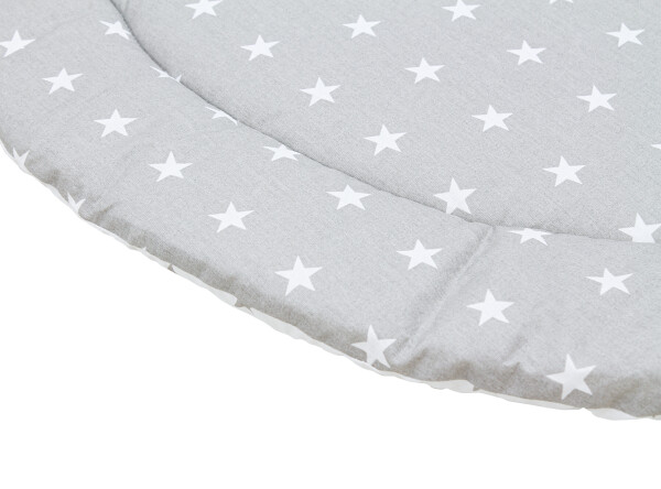 Boxkleed Rondo stars Grijs/Wit