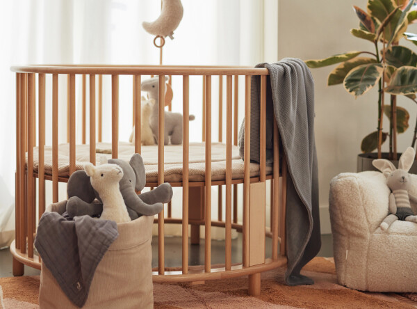 Playpen Rondo incl. wheels Natural Playpen Rondo incl. wheels Natural
