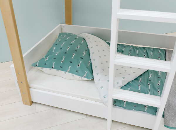 Bunkbed 90x200 Lisa White/Natural