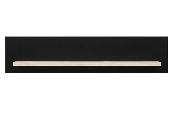 Shelf Floris Matt Black/Natural