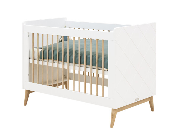 Bed 60x120 Paris White/Oak