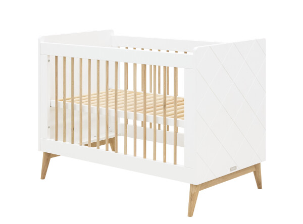 Bed 60x120 Paris White/Oak