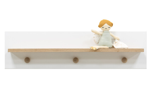 Étagère Paris Blanc/Chêne