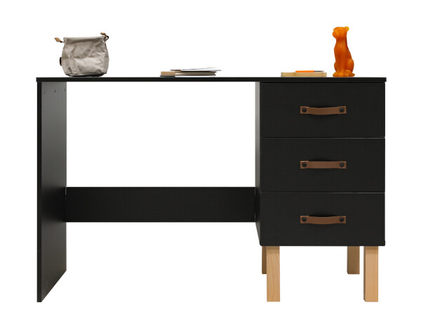 Writing desk Floris Matt Black/Natural