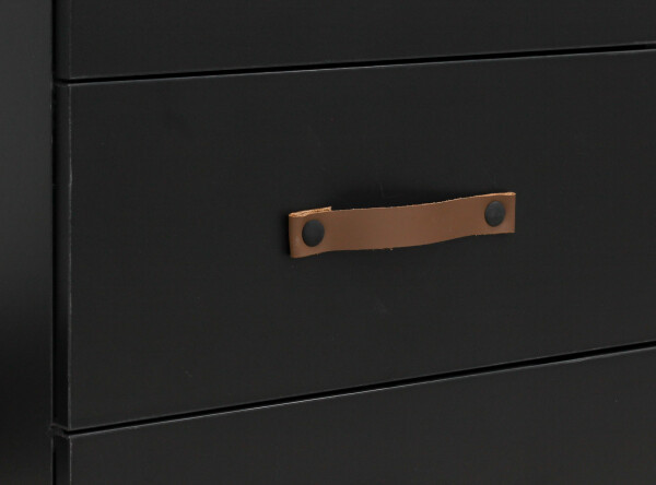 Writing desk Floris Matt Black/Natural