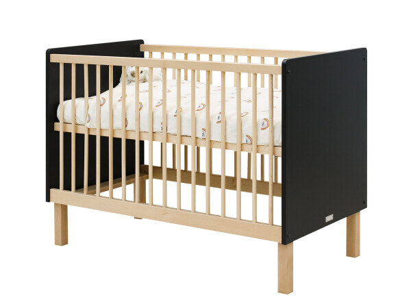 Floris 2-part nursery Matt Black/Natural