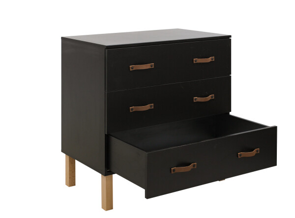 Floris 2-part nursery Matt Black/Natural