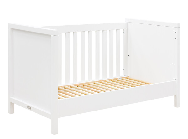 Gitterbett 70x140 umbaubar Corsica Weiß