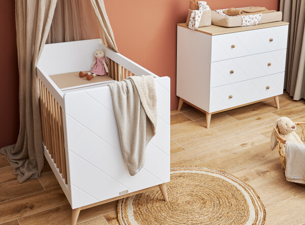 Paris 2-delige babykamer Wit/Eiken