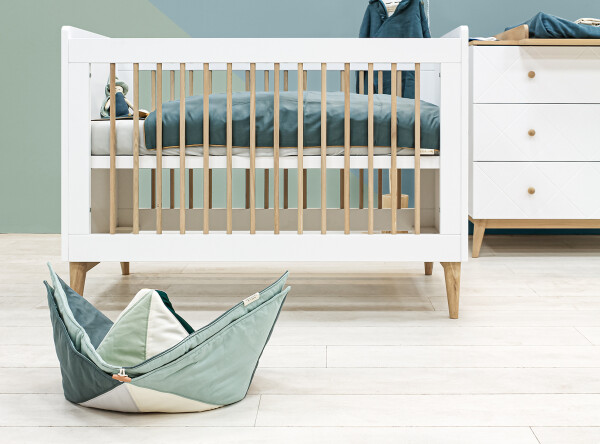 Paris 2-part nursery White/Oak