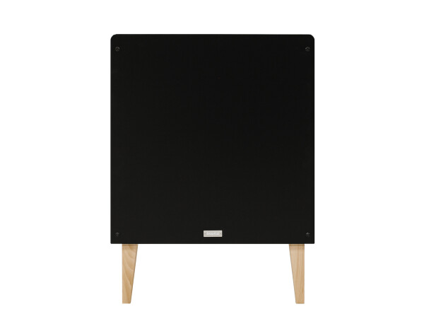Lena 3-part nursery Matt Black/Natural