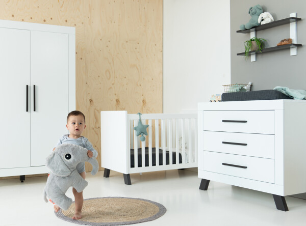 Juno 3-part nursery White/Black