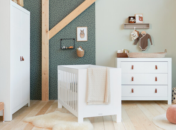 Noah 3-delige babykamer Wit