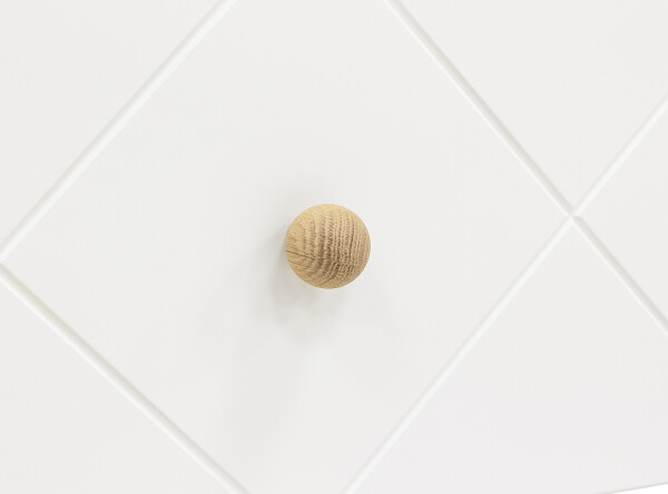 Paris 3-part nursery White/Oak