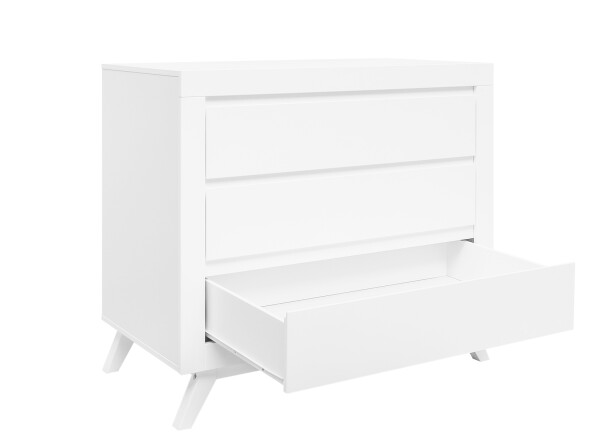 Anne 2 piece nursery furniture set with cot bed White