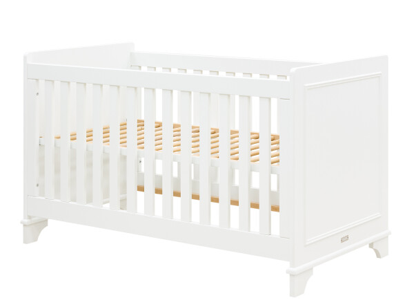 Charlotte 2 piece nursery furniture set with bench bed White
